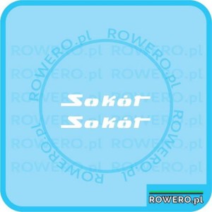 Naklejka ROMET SOKÓŁ napis