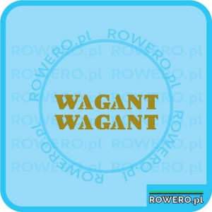 Naklejka ROMET WAGANT napis złoty