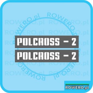 Naklejki na rower ROMET POLCROSS 2 szablon do malowania