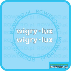 Naklejki na rower ROMET WIGRY LUX naklejka napis