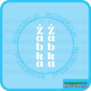 Naklejki na rower ROMET ŻABKA naklejka napis
