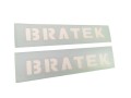 Naklejki na rower ROMET BRATEK napis