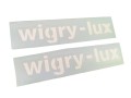 Naklejki na rower ROMET WIGRY LUX naklejka napis