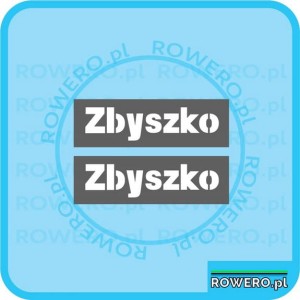 Naklejki ROMET ZBYSZKO szablon do malowania