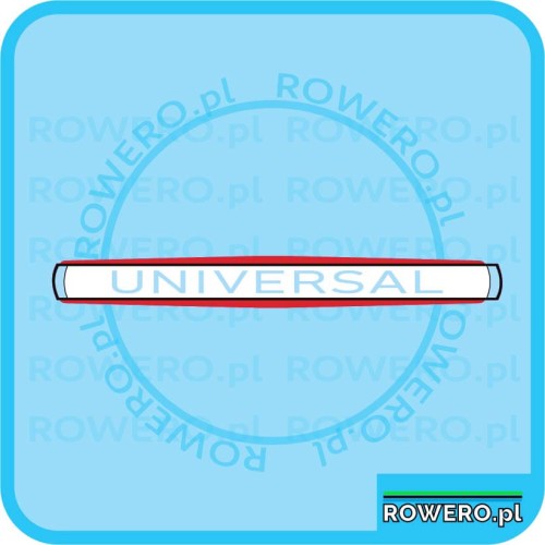 Naklejka ROMET UNIVERSAL wersja eksportowa na osłonę łańcucha
