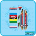Naklejki FAVORIT set 308