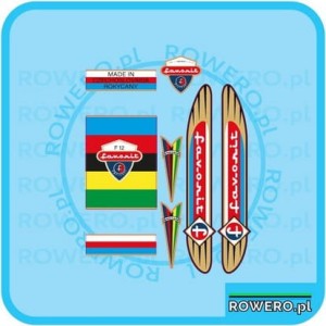 Naklejki FAVORIT naklejki na rower  - set 308