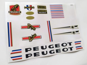 Naklejki Peugeot na rower Peugeot set 411
