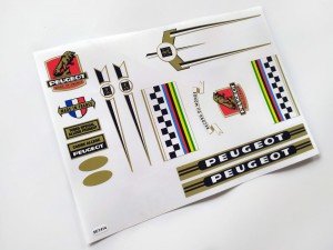 Naklejki Peugeot na rower Peugeot set 414