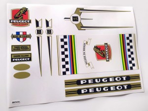 Naklejki Peugeot na rower Peugeot set 415