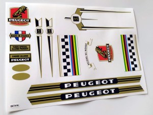 Naklejki Peugeot na rower Peugeot set 416