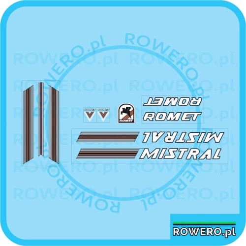 Naklejki Romet Mistral