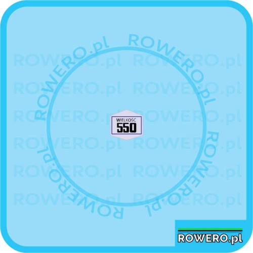 Naklejki na rower ROMET Uniwersalna rozmiar 550