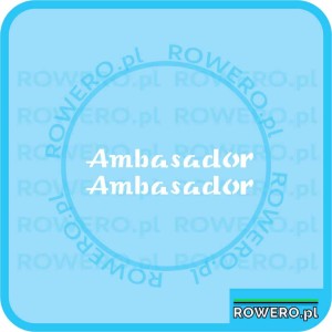 Naklejka ROMET AMBASADOR napis