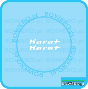 Naklejka ROMET KARAT napis