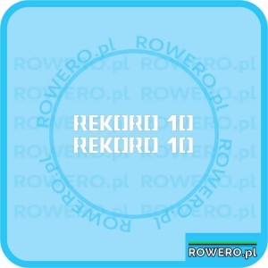 Naklejka ROMET REKORD 10 napis