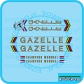 Naklejki na rower Gazelle Set 1