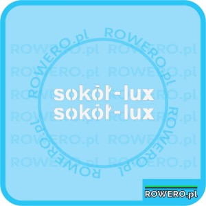 Naklejka ROMET SOKÓŁ LUX napis