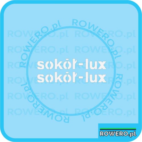 Naklejki na rower ROMET SOKÓŁ LUX napis