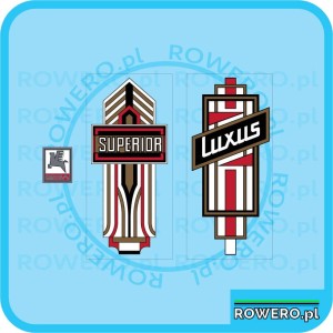 Naklejka ROMET SUPERIOR LUXUS